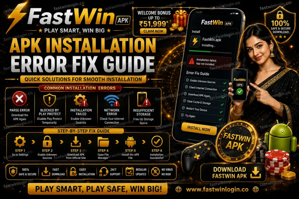 Fastwin APK Installation Error Fix Guide