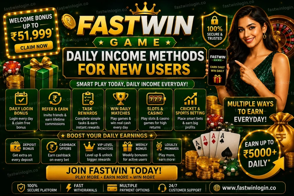 Fastwin Game Daily Income Methods for New Users