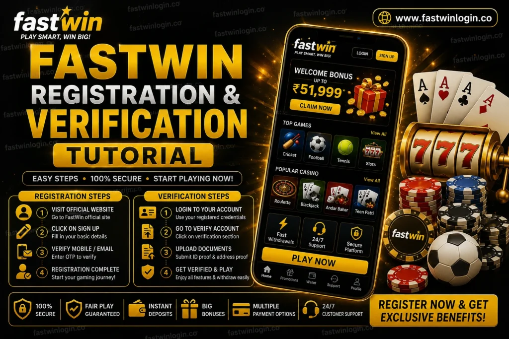 Fastwin Registration and Verification Tutorial